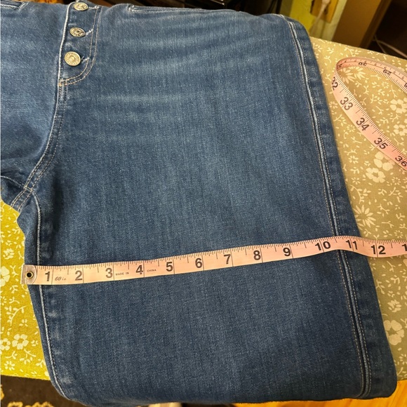 Paige Leenah Jeans Womens Size 31 Wide Leg Blue - Picture 11 of 14